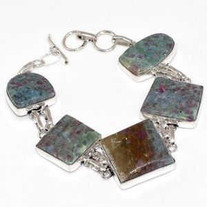 Beautiful Ruby Fuchsite Bracelet!